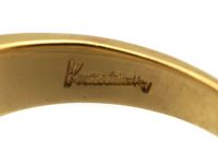 1970s 18ct Gold & Coral Ring by Kutchinsky
