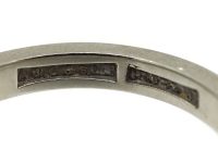 Art Deco 18ct White Gold & Platinum, Diamond Set Half Eternity Ring