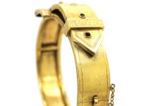 Victorian 15ct Gold Buckle Bangle