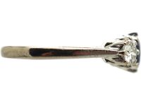 18ct Gold, Sapphire & Diamond Three Stone Ring