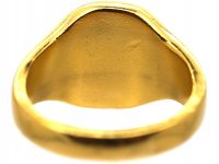 Early 20th Century 22ct Gold Signet Ring with Crest & Coronet Intaglio