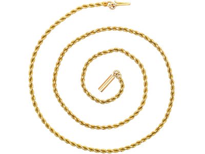 Victorian 15ct Gold Prince of Wales Twist Chain