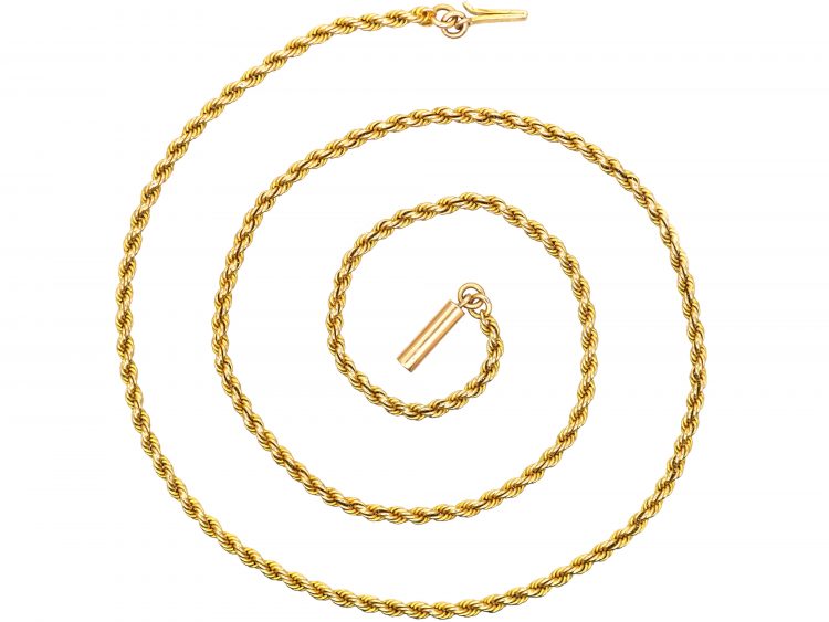 Victorian 15ct Gold Prince of Wales Twist Chain
