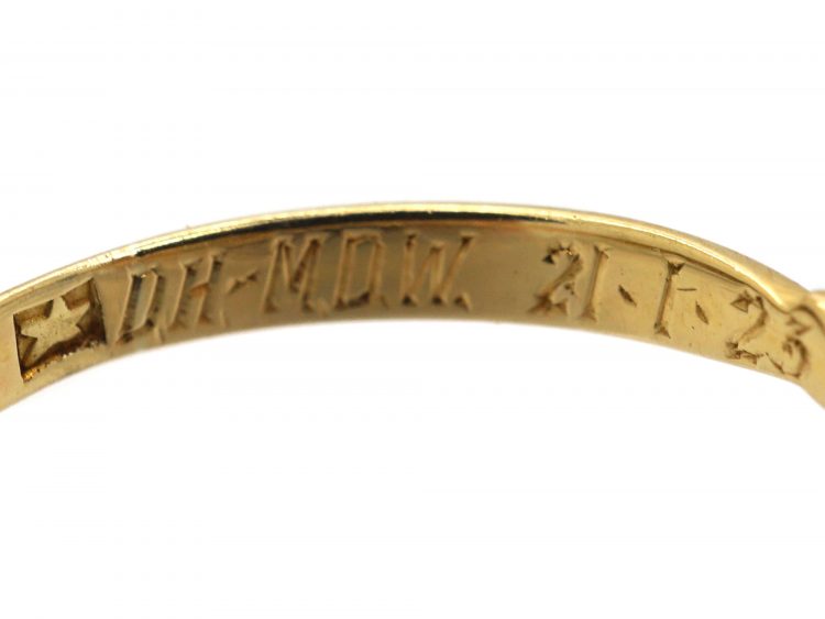 Edwardian 18ct Gold & Platinum, Diamond Cluster Ring