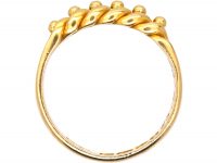 Edwardian 18ct Gold Keeper Illusion Ring