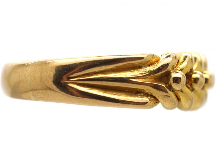 Edwardian 18ct Gold Keeper Illusion Ring