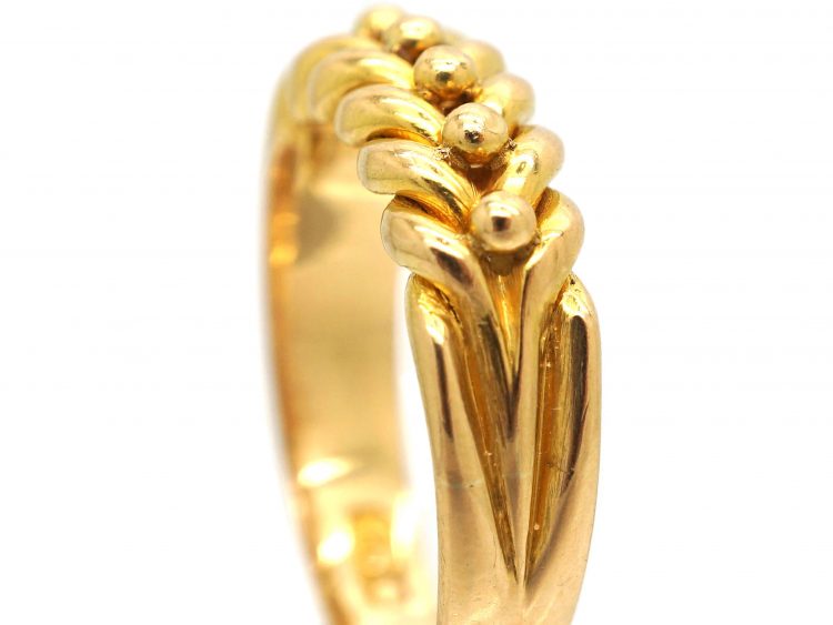 Edwardian 18ct Gold Keeper Illusion Ring