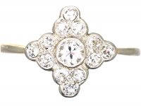 Edwardian 18ct Gold & Platinum, Diamond Ring