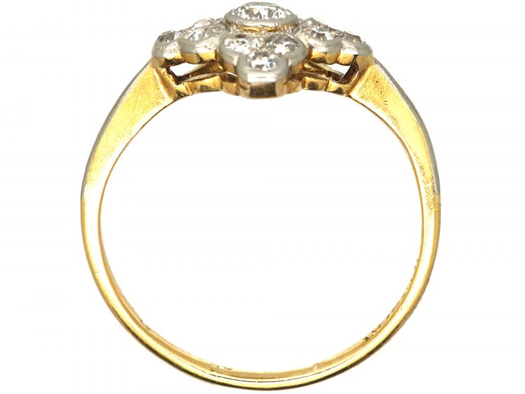 Edwardian 18ct Gold & Platinum, Diamond Ring