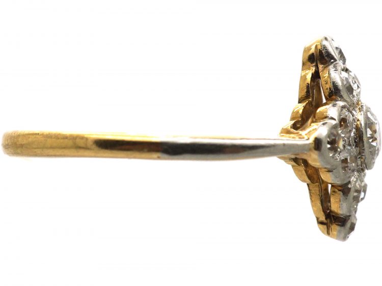 Edwardian 18ct Gold & Platinum, Diamond Ring