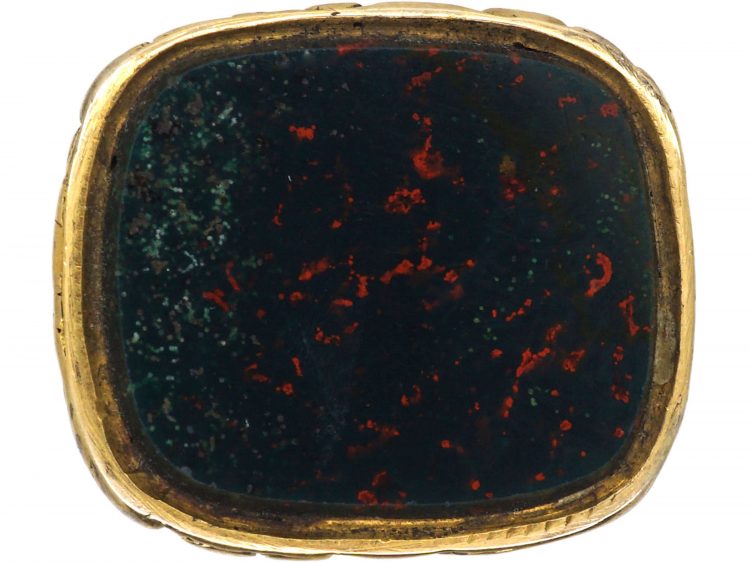 Early Victorian Seal with Fox & Bloodstone Base