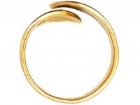 18ct Gold Wrap Over Ring by Georg Jensen
