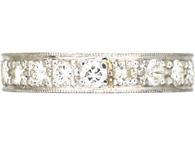 Art Deco Platinum & Diamond Eternity Ring