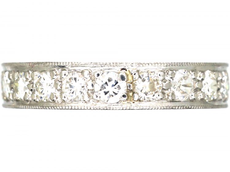 Art Deco Platinum & Diamond Eternity Ring