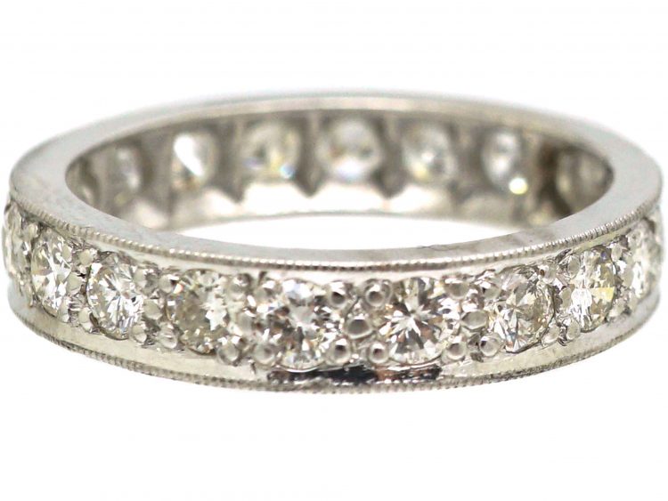 Art Deco Platinum & Diamond Eternity Ring