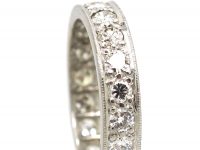 Art Deco Platinum & Diamond Eternity Ring