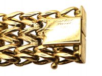 18ct Gold Woven Design Bracelet by Cartier, Paris