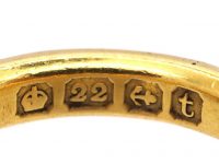 Edwardian 22ct Gold Wedding Ring Assayed in 1918