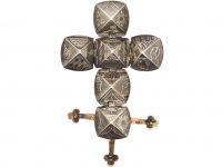 Edwardian 9ct Gold & Silver Masonic Ball