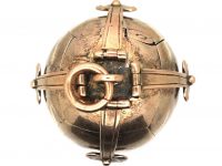 Edwardian 9ct Gold & Silver Masonic Ball