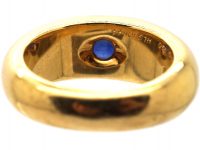 18ct Gold & Sapphire Ring by Cartier