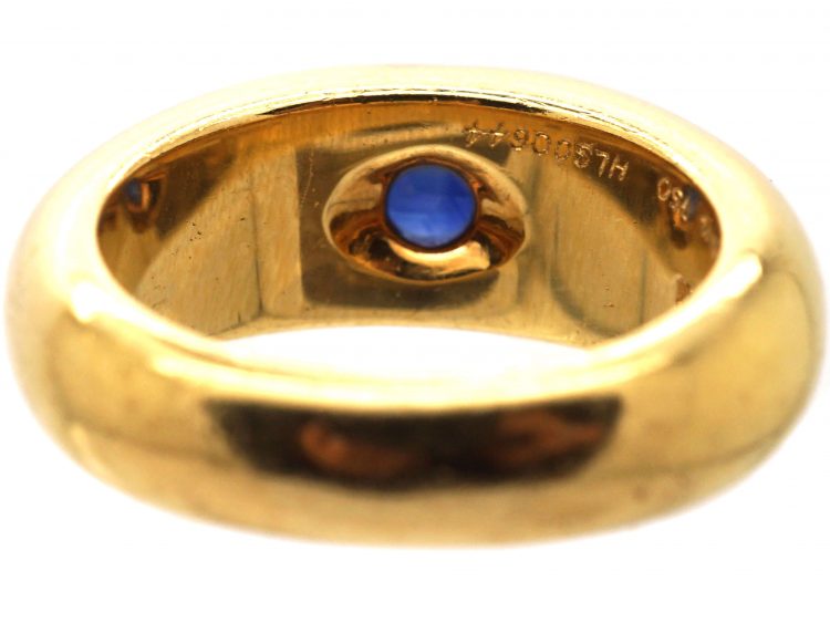 18ct Gold & Sapphire Ring by Cartier