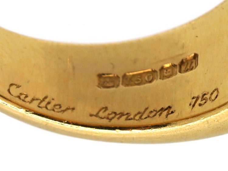 18ct Gold & Sapphire Ring by Cartier