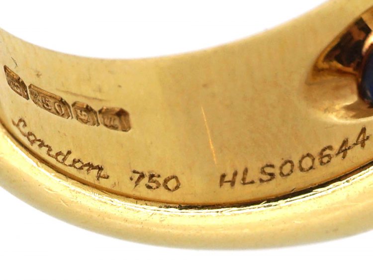 18ct Gold & Sapphire Ring by Cartier