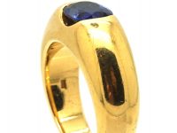 18ct Gold & Sapphire Ring by Cartier