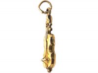 Edwardian 9ct Gold Violin Charm