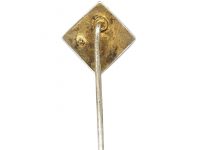 Victorian Silver Gilt & Micro Mosaic Tie Pin