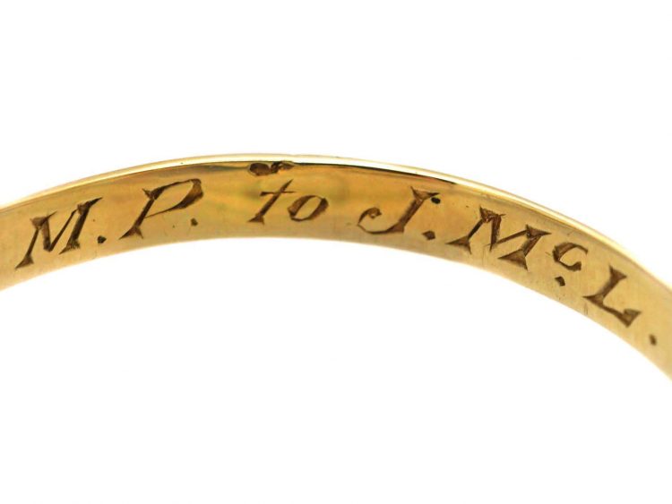 Victorian 18ct Gold, Old Mine Cut Solitaire Ring with Ornate Shoulders