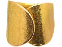 18ct Gold Wrap Over Ring by Georg Jensen