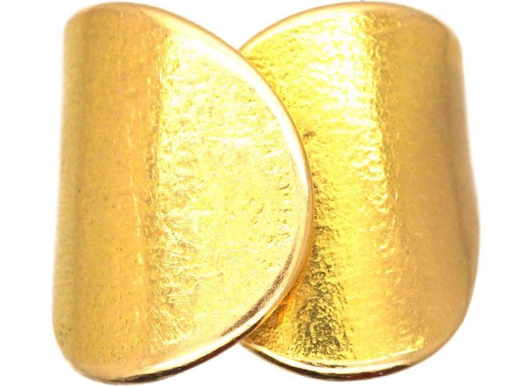 18ct Gold Wrap Over Ring by Georg Jensen