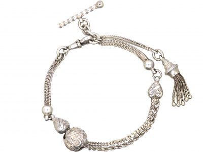 Victorian Silver Albertina Bracelet