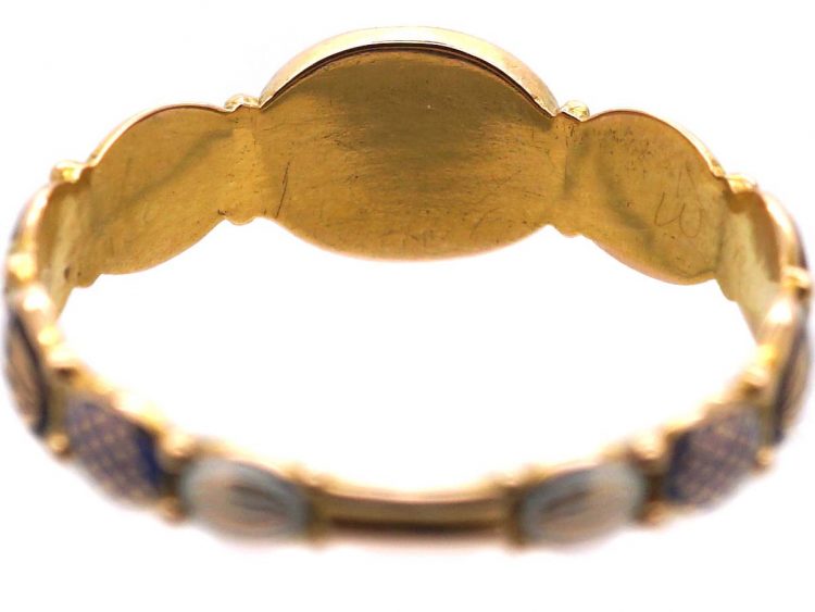 Early 19th Century 15ct Gold & Swiss Enamel Ring