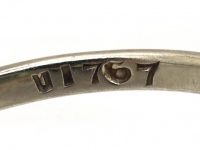 Art Deco 18ct Gold & Platinum, Emerald & Diamond Ring