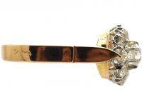 French Early 20th Century 18ct Gold, Old Mine Cut Diamond Cluster Ring