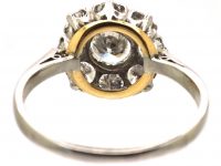 Early 20th Century Platinum & Diamond Cluster Ring