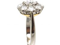 Early 20th Century Platinum & Diamond Cluster Ring