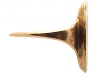 Georgian 15ct Gold Rebus Ring of a Cherub & Willow Tree