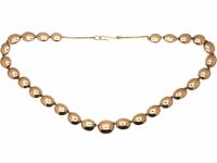 Georgian Gold & Foiled Amethyst Riviere Necklace
