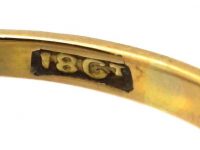 Edwardian 18ct Gold, Sapphire & Diamond Three Stone Ring