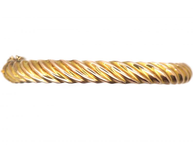 Victorian 9ct Gold Illusion Bangle