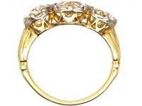 Victorian 18ct Gold, Three Stone Diamond Ring