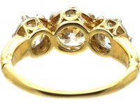 Victorian 18ct Gold, Three Stone Diamond Ring