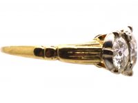 Victorian 18ct Gold, Three Stone Diamond Ring