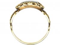 Georgian 18ct Gold & Black Enamel Mourning Ring