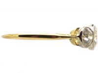 Edwardian 18ct Gold and Platinum Diamond Three Stone Ring