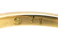 Edwardian 18ct Gold and Platinum Diamond Three Stone Ring